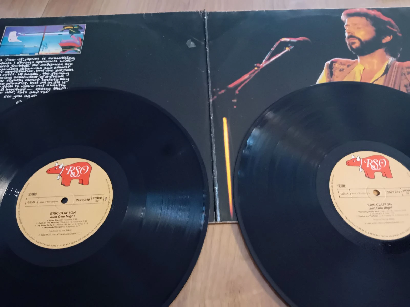 Doble álbum de 33 rpm de Eric Clapton solo una noche 1980 – photo 3